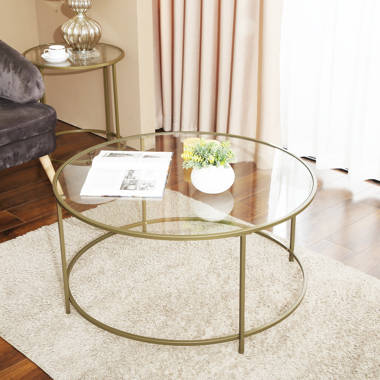 Wayfair brass deals coffee table